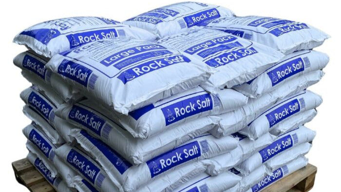 White Rock Salt (Full Pallet) De-Icing Salt 42 x 25kg Packs