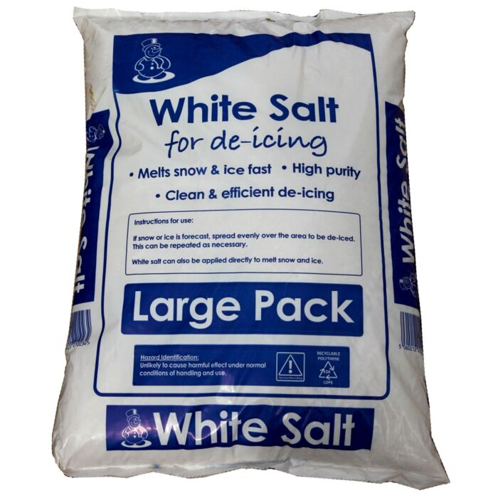 White Rock Salt (Full Pallet) De-Icing Salt 42 x 25kg Packs